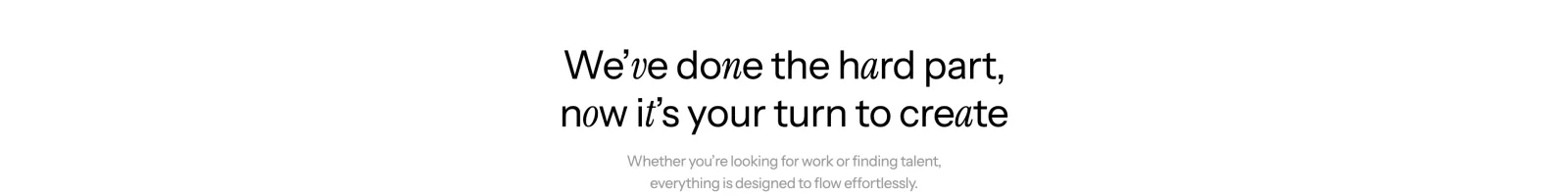 Iso Meet landing page section