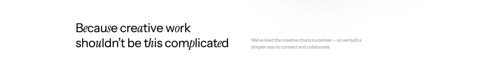 Iso Meet landing page section