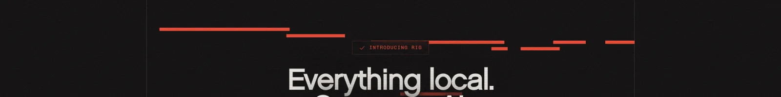 Rig AI landing page section