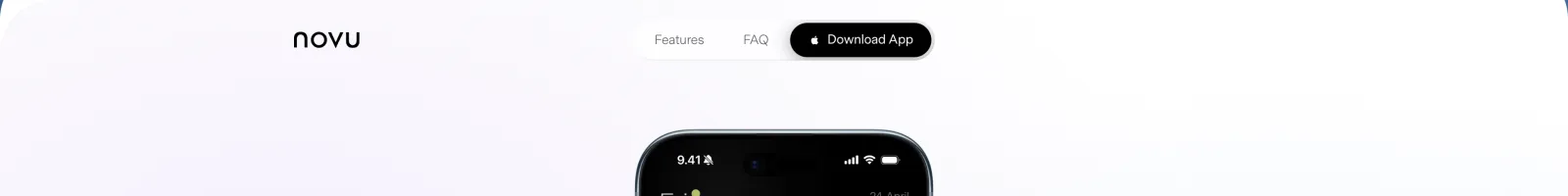 Novu landing page section