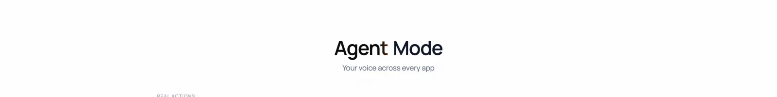 Nova Voice landing page section