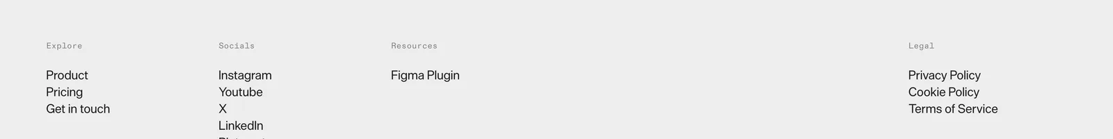 Butter Video landing page section