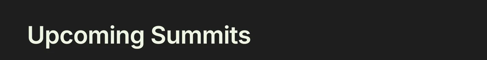 Catalog · Inversion Summits landing page section