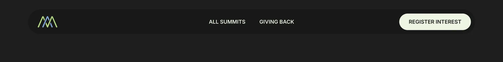 Hero · Inversion Summits landing page section