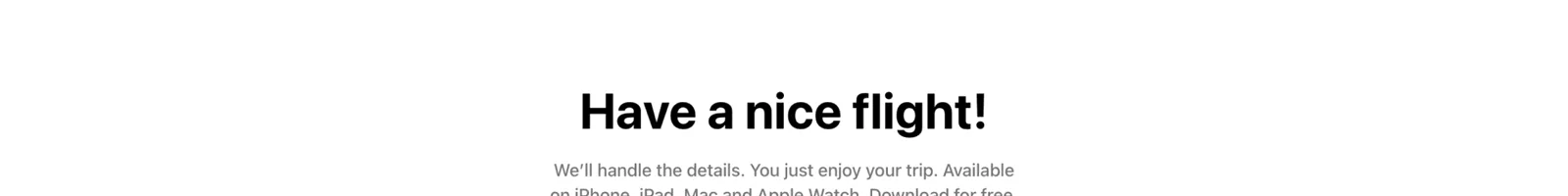 Footer · Flighty landing page section