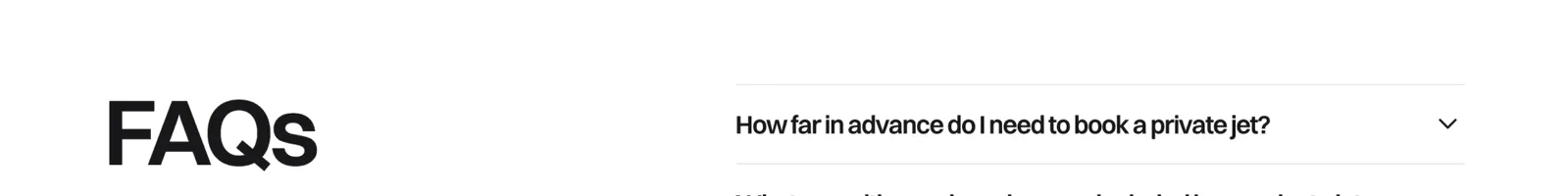 FAQ · Airvoir landing page section