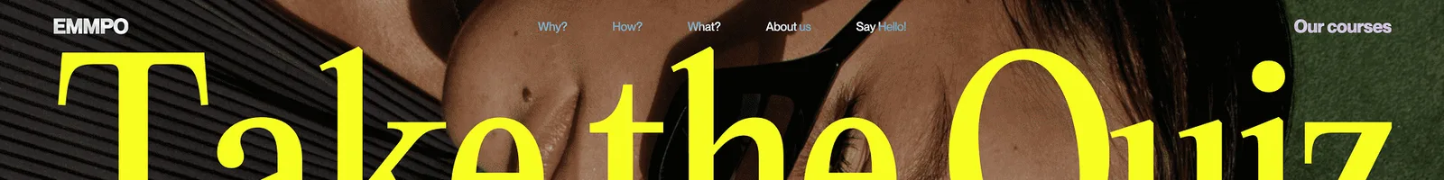 Footer · Emmpo landing page section