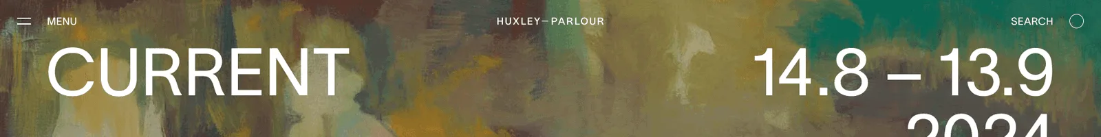 Hero · Huxley-Parlour Gallery landing page section