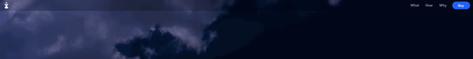 Hero · tinyPod landing page section