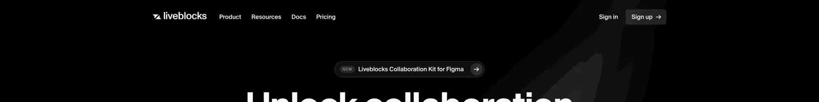 Hero · Liveblocks landing page section