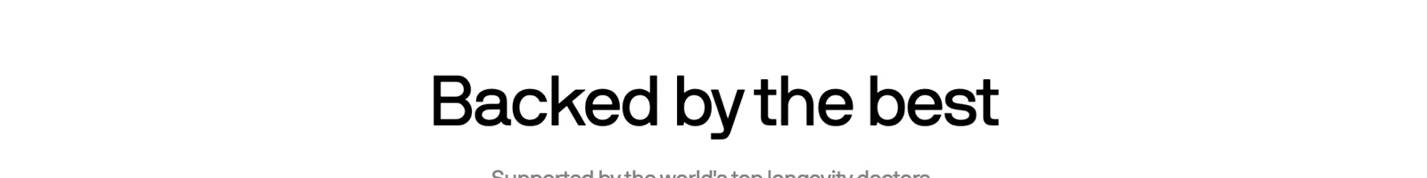 Team · Superpower landing page section