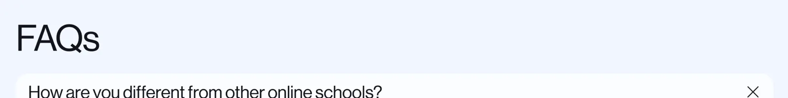 FAQ · SuperHi landing page section