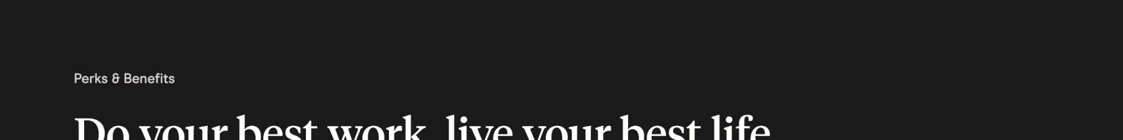 FAQ · Hinge landing page section