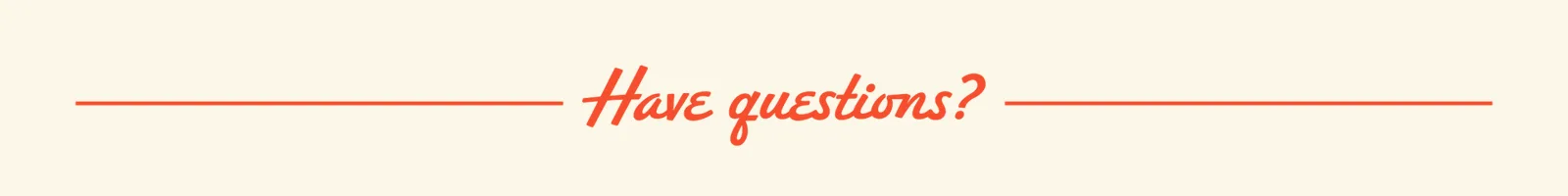 FAQ · Bitesized landing page section