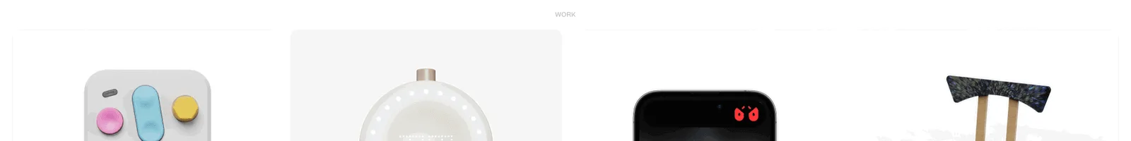 Works · Emre landing page section
