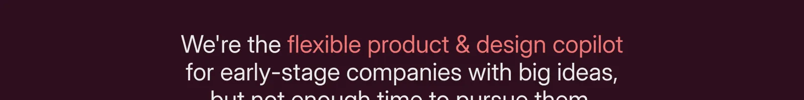 Reviews · Never Before Seen landing page section