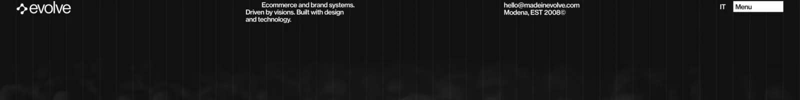 Evolve Footer section