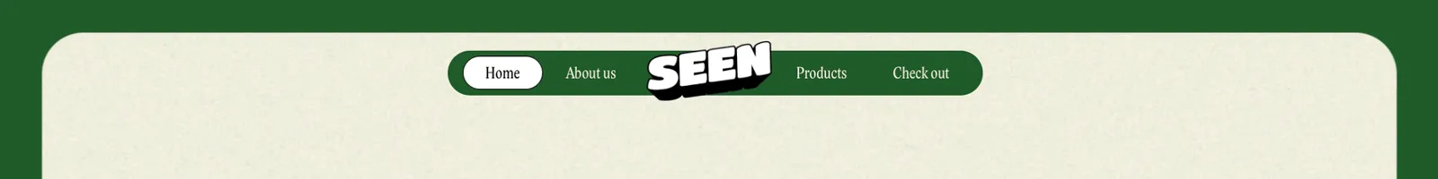 Hero · Seen landing page section