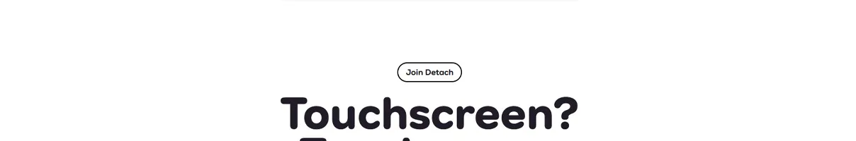 Detach CTA section