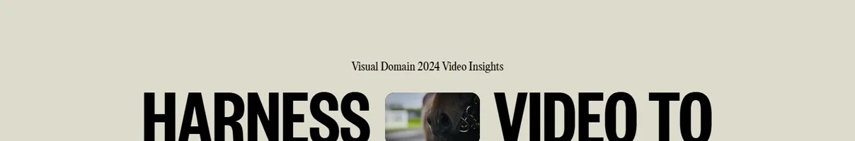 Visual domain CTA section
