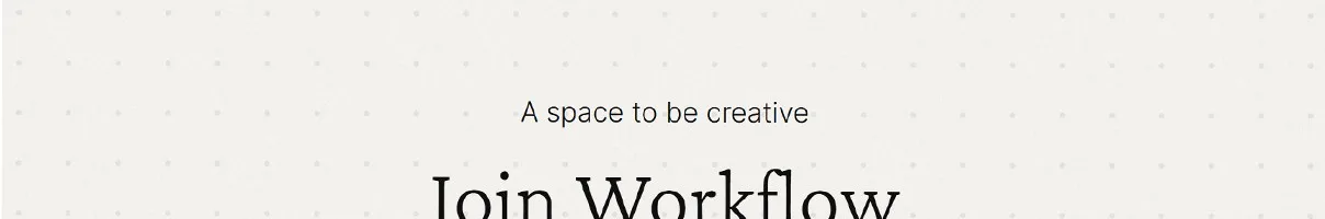 Workflow CTA section