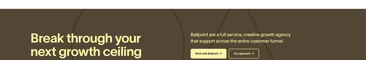 Weareballpoint CTA section