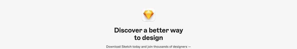 Sketch CTA section