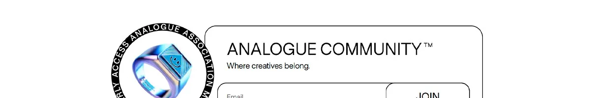 Madebyanalogue CTA section