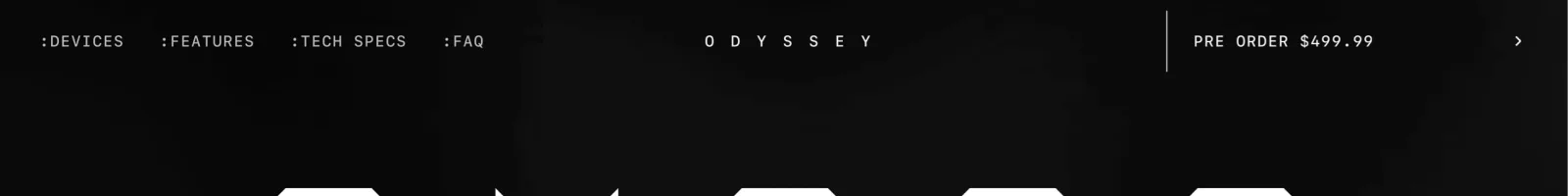 Shaga Odyssey Hero section