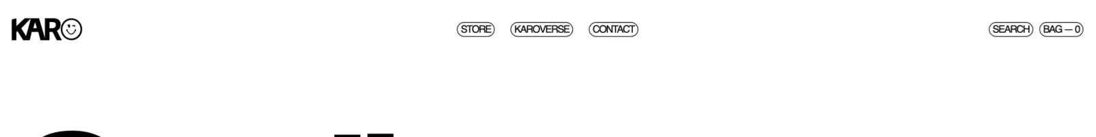 KARO Hero section