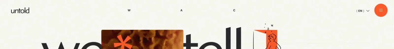 Untold Hero section