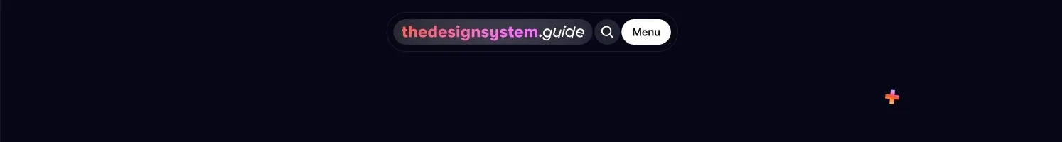 The Design System Guide Hero section