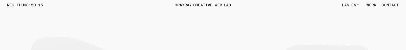 RAYRAYlab Hero section