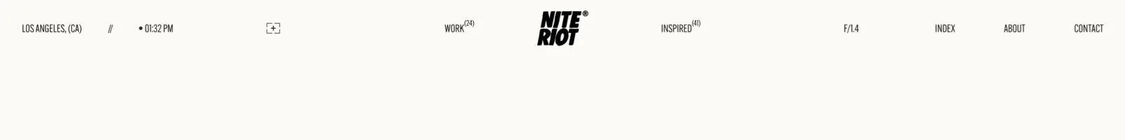 Nite Riot Hero section