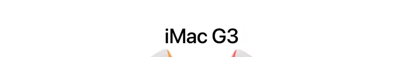 iMac G3 Hero section