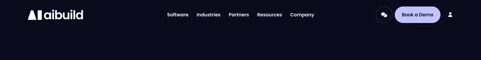 AI Build Hero section