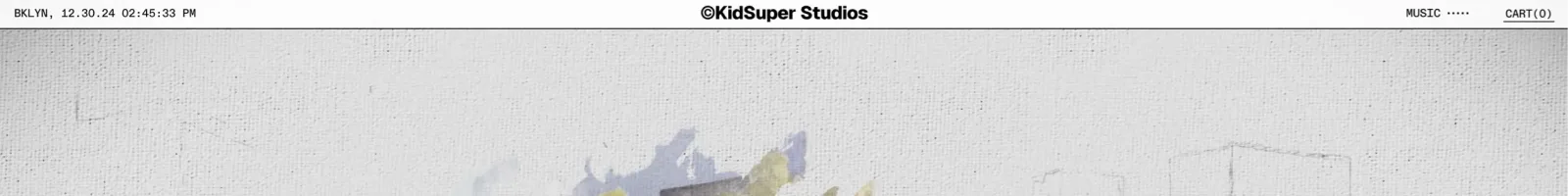 KidSuper Studios Hero section