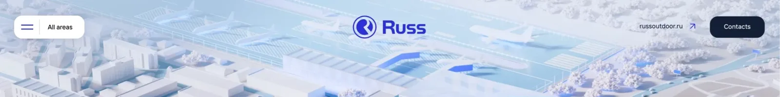 Russoutdoor Hero section