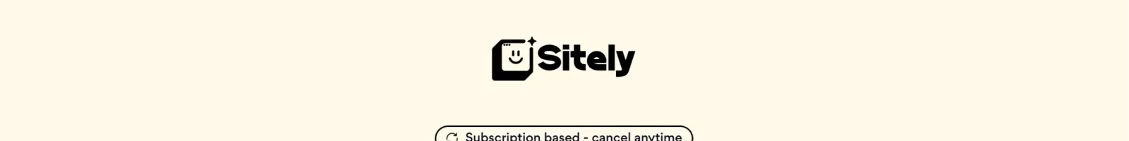 Sitely Hero section