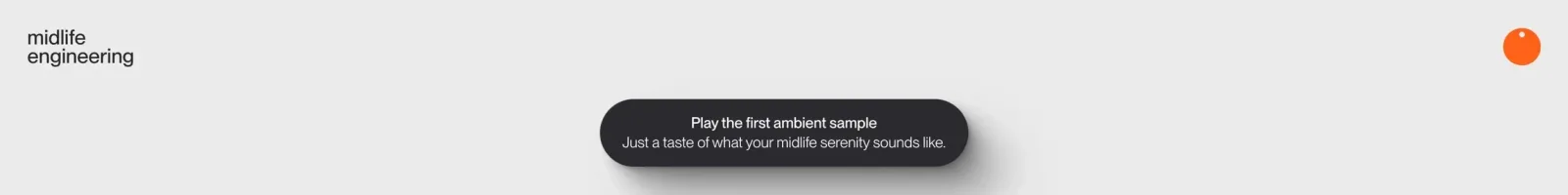 Midlife Engineering Hero section