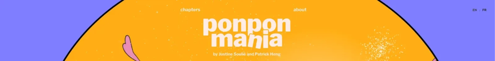 Ponpon Mania Hero section