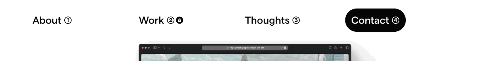 Contacts · Serkan Bayburtlu landing page section