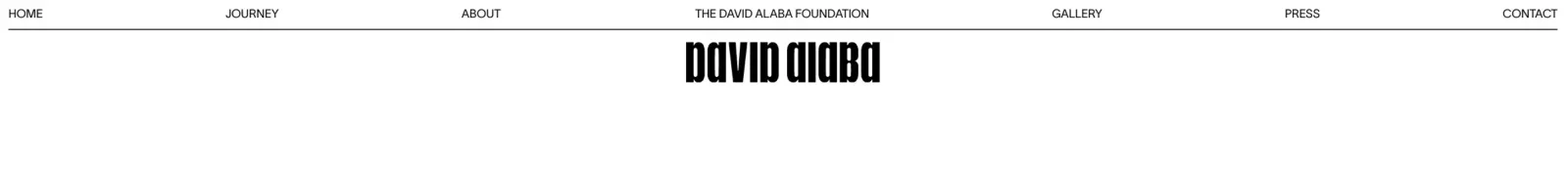 David Alaba Hero section