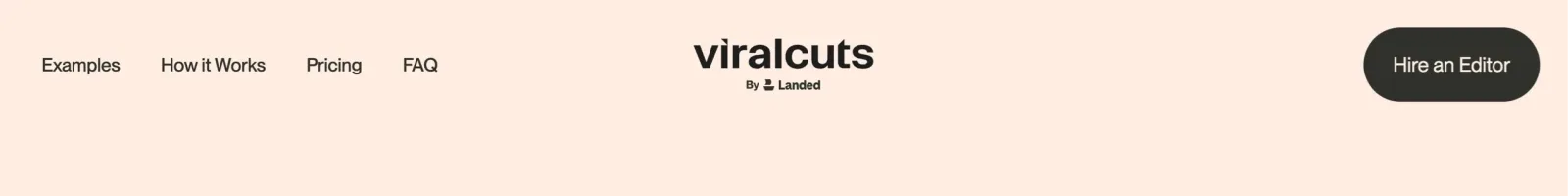 ViralCuts Hero section