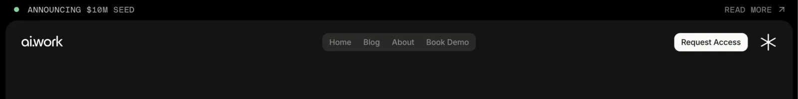 ai.work Hero section