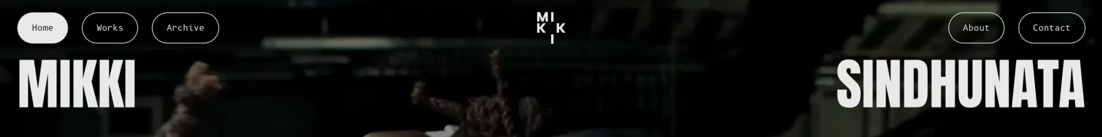 Mikki Sindhunata Hero section