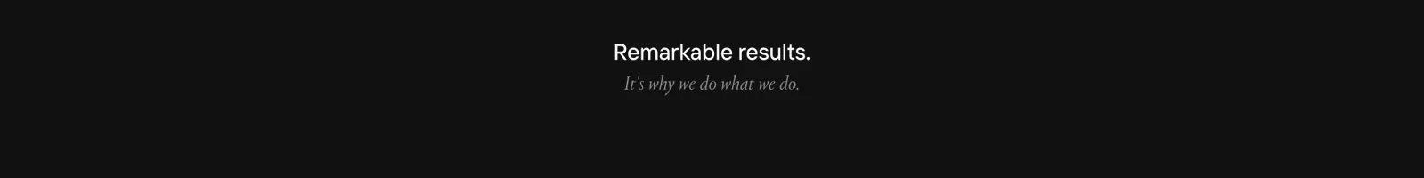 Reviews · Our Life's Work landing page section