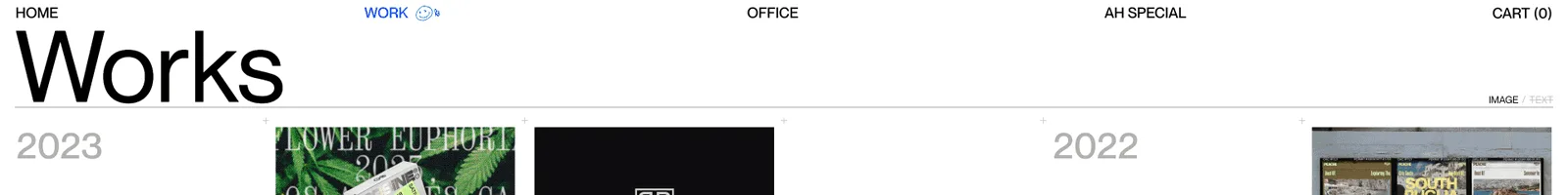 Works · After Hours landing page section