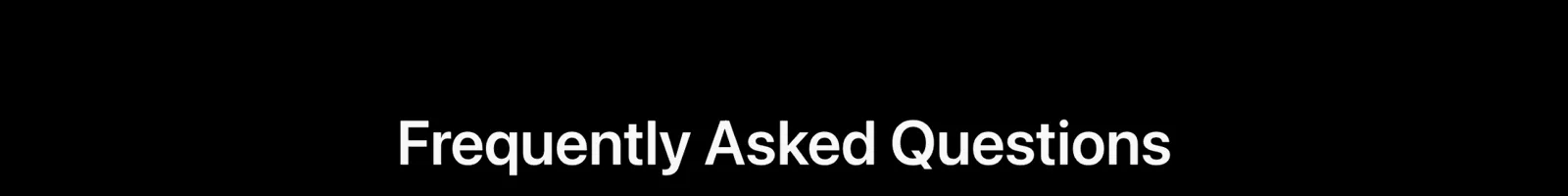 FAQ · Procreate Dreams landing page section