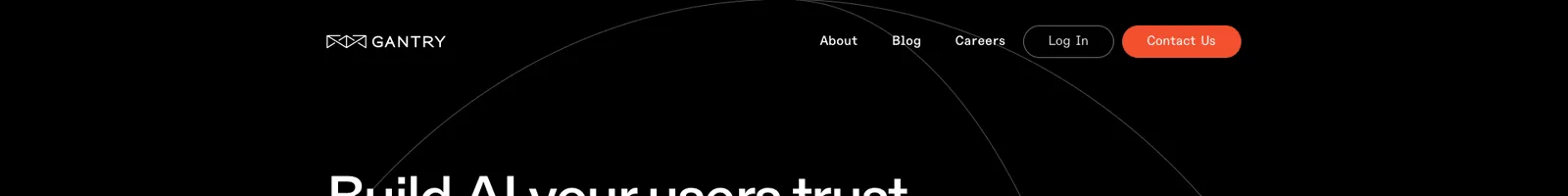 Hero · Gantry landing page section